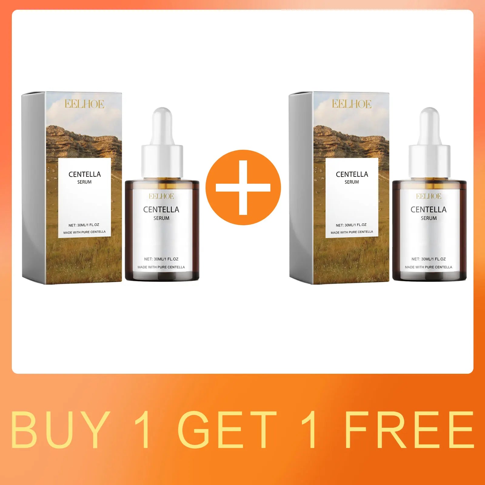 EELHOE Centella Light Cleansing Oil Makeup Remover Moisturizing Facial Cleansing Oil Control Nourishing Face Brightening Serum