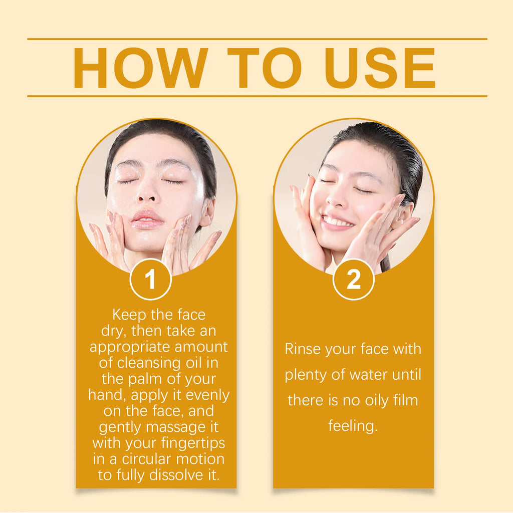 EELHOE Centella Light Cleansing Oil Makeup Remover Moisturizing Facial Cleansing Oil Control Nourishing Face Brightening Serum