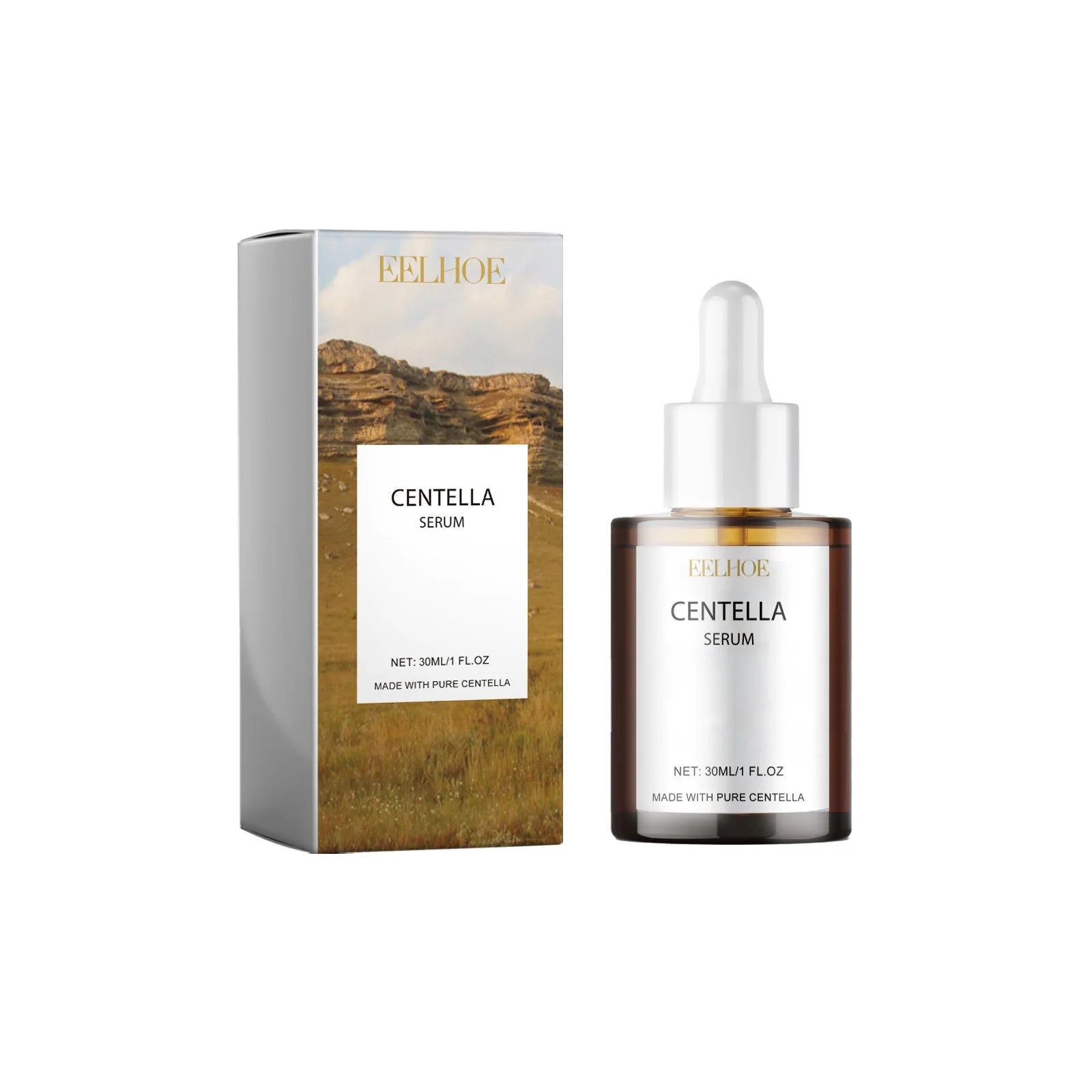 EELHOE Centella Light Cleansing Oil Makeup Remover Moisturizing Facial Cleansing Oil Control Nourishing Face Brightening Serum