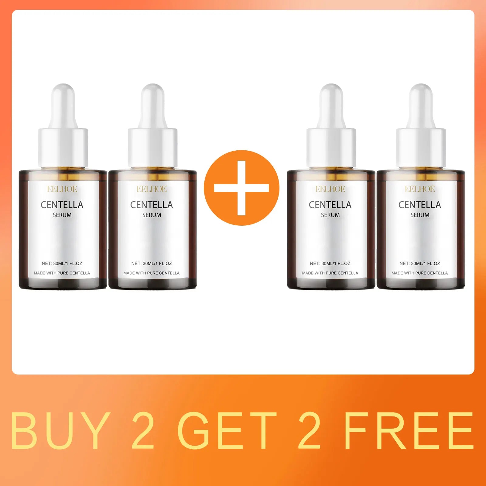 EELHOE Centella Light Cleansing Oil Makeup Remover Moisturizing Facial Cleansing Oil Control Nourishing Face Brightening Serum